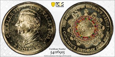 2025 $2 Hickory Dickory Watch, Colorized B-Day Cake Book MS67