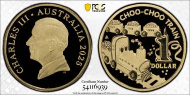 2025 $1 Choo-Choo Train AlBr PR69DCAM
