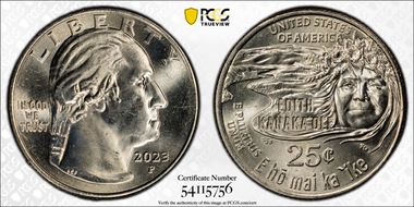2023-P 25C Edith Kanaka'ole MS65