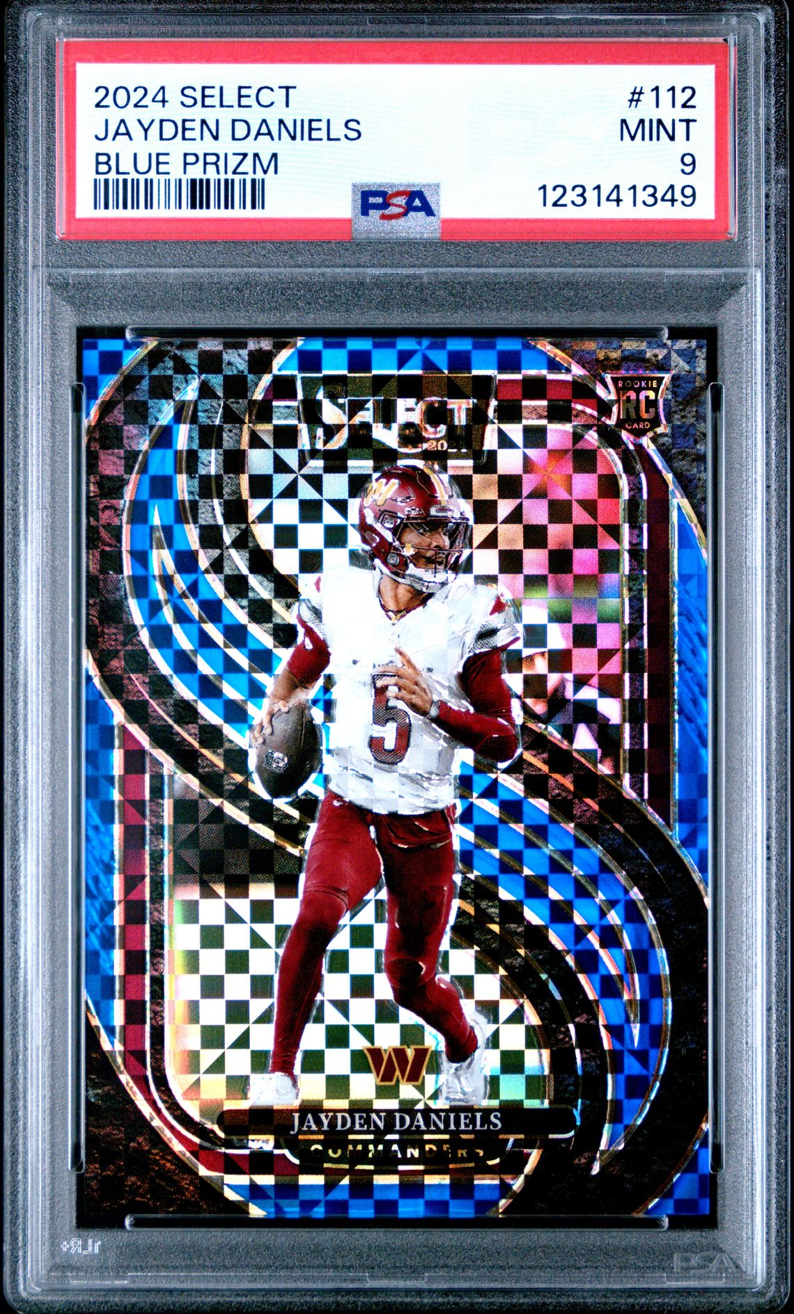 2024 Panini PANINI SELECT SILVER PRIZM #112 Jayden Daniels front