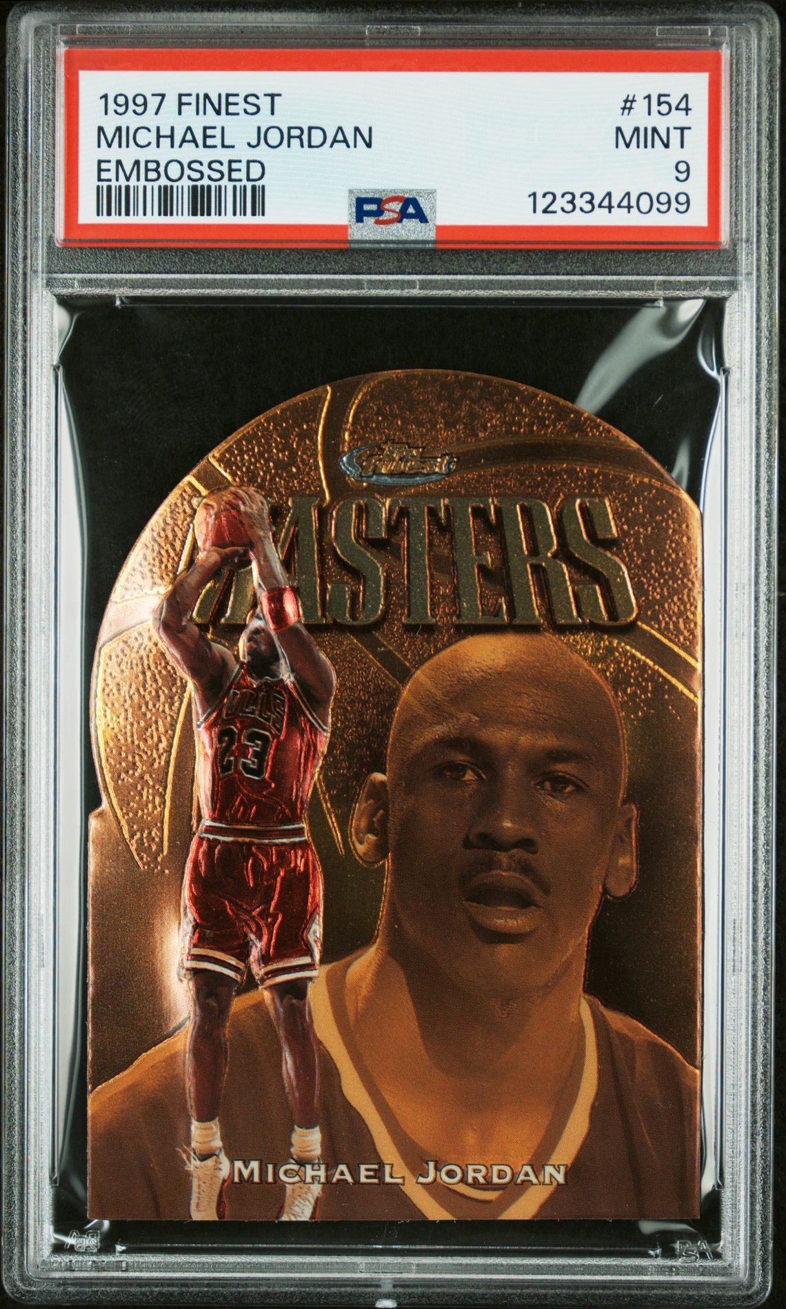 1997 Finest FINEST EMBOSSED #154 Michael Jordan front