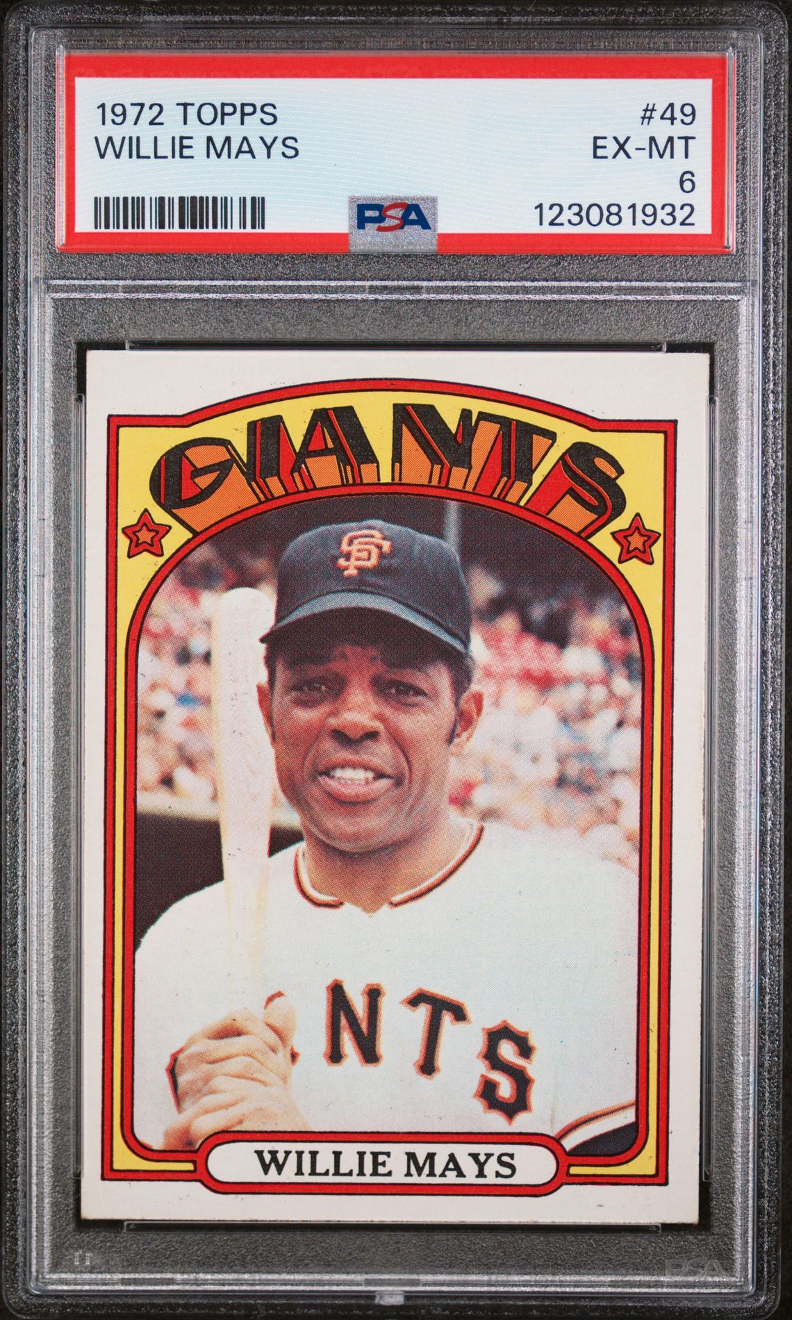 1972 Topps TOPPS #49 Willie Mays front