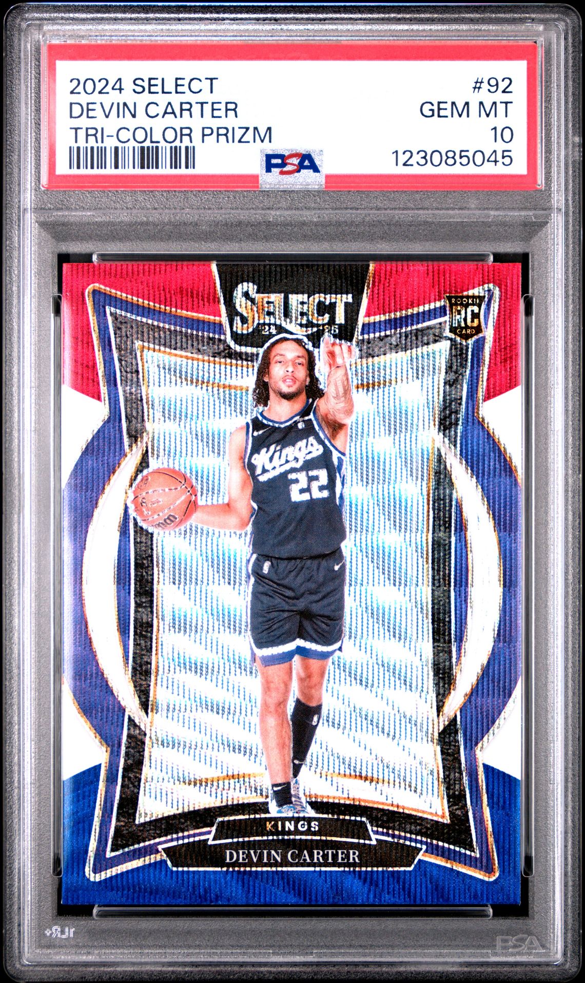 2024 Panini PANINI SELECT TRI-COLOR PRIZM #92 Devin Carter front