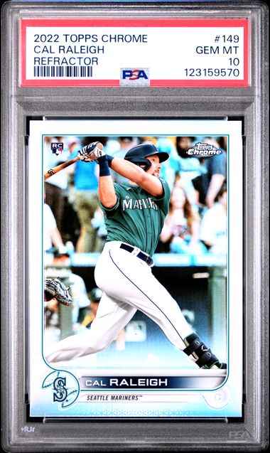2022 Topps TOPPS CHROME Refractor #149 Cal Raleigh front