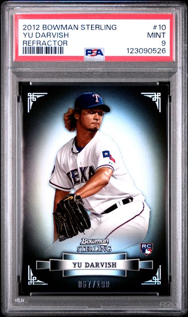 2012 Bowman Bowman Sterling Refractor #10 Yu Darvish front