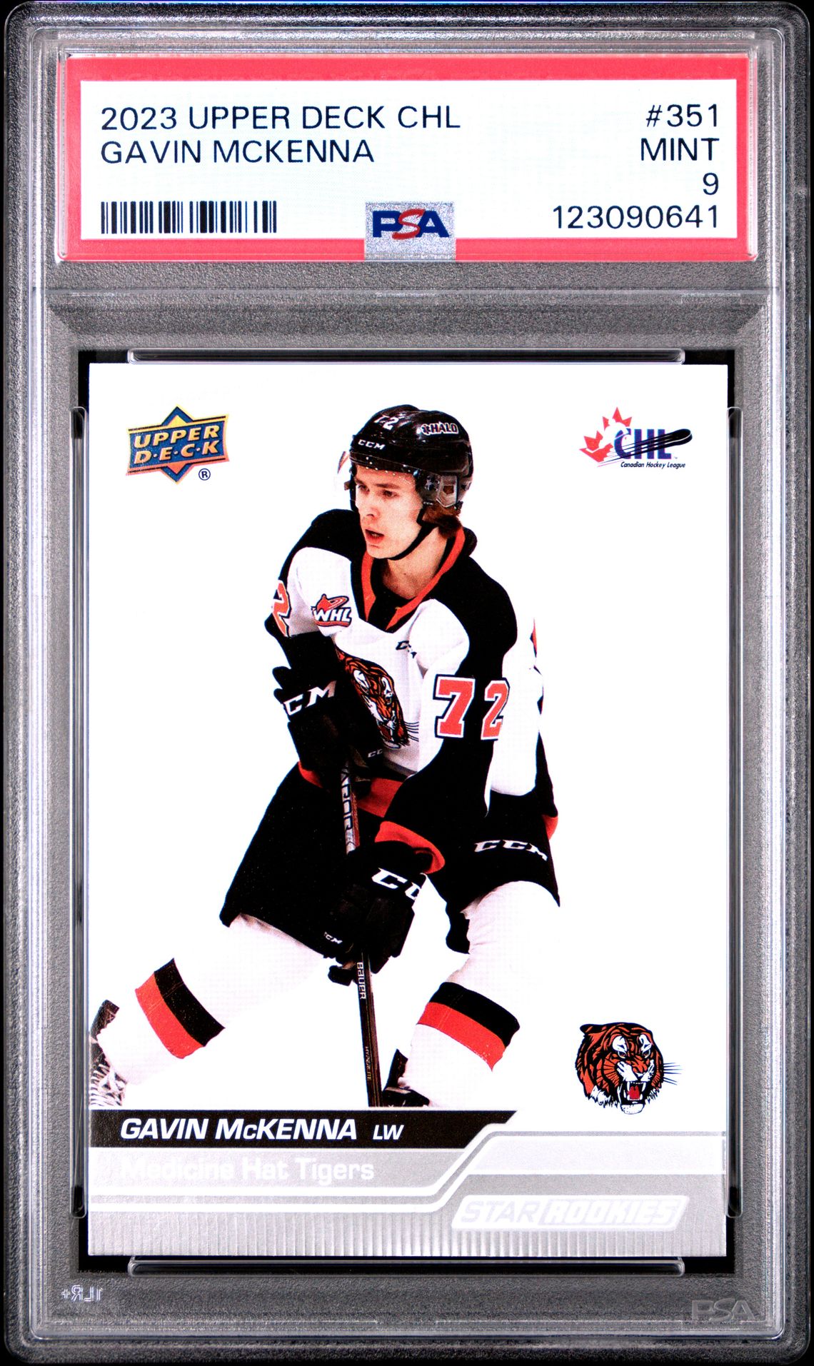 2023 Upper Deck UPPER DECK CANADIAN HOCKEY LEAGUE #351 Gavin Mckenna front
