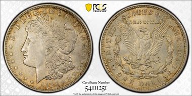 1921 $1 Morgan MS63
