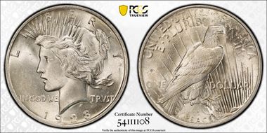 1923 $1 MS66