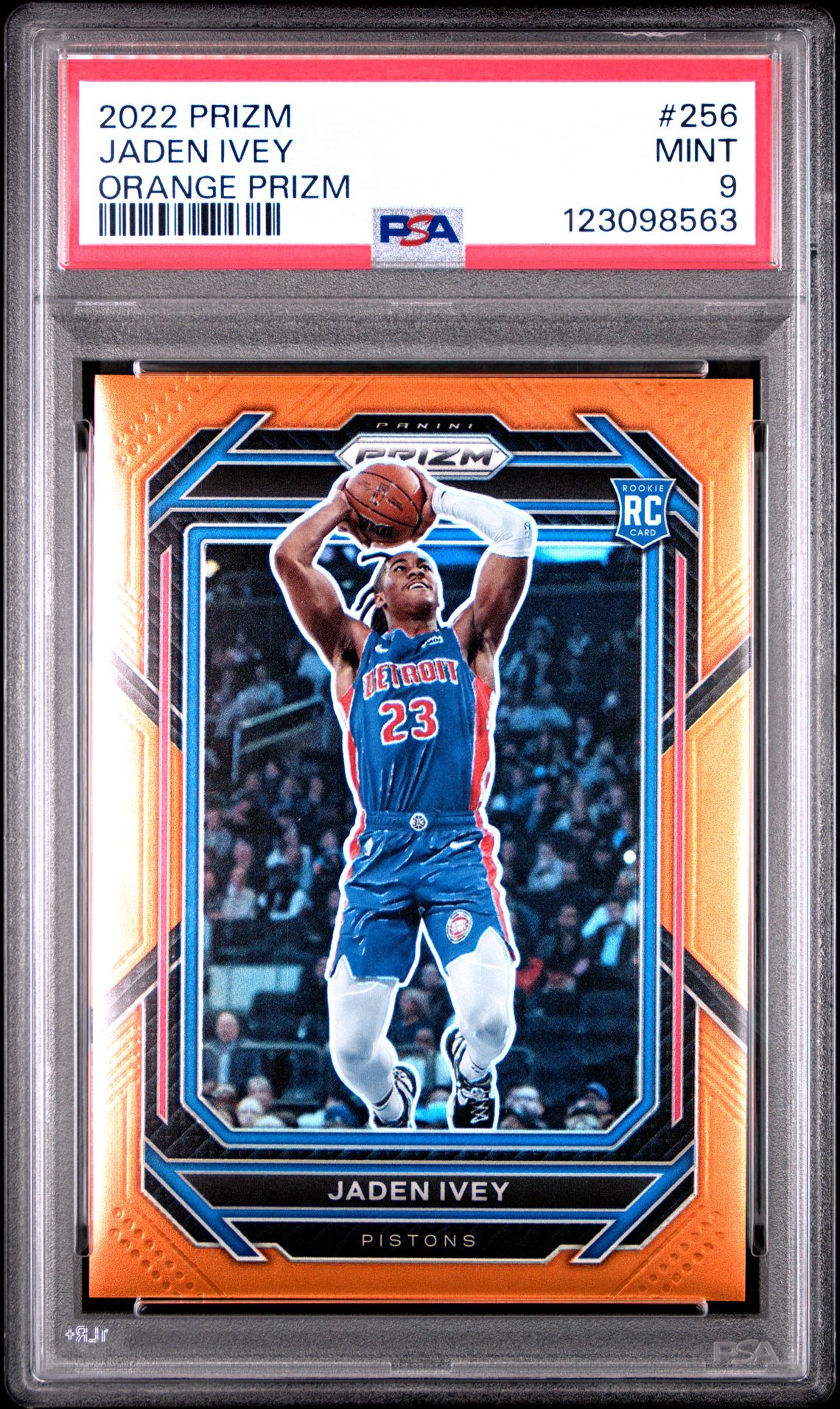 2022 Panini PANINI PRIZM ORANGE PRIZM #256 Jaden Ivey front
