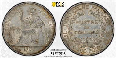 1903-A Piastre Lec-286 AU55