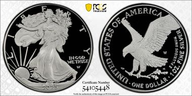 2025-W $1 Silver Eagle PR69DCAM