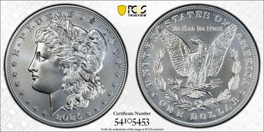 2025 $1 Morgan Dollar First Strike MS70