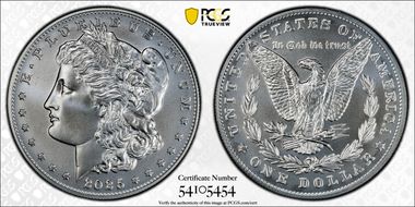 2025 $1 Morgan Dollar First Strike MS70