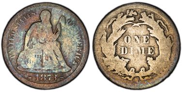 1873-S 10C Arrows AG3