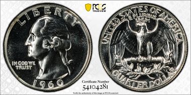 1960 25C PR67