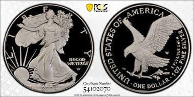 2024-W  $1 Silver Eagle PR70DCAM