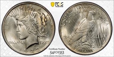 1923 $1 MS65