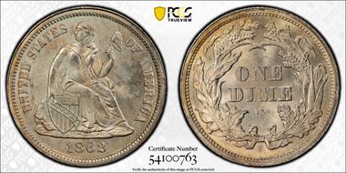 1862 10C F-103 MS64+