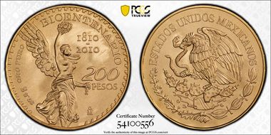 2010-Mo 200 P Bicentenary KM-932  Au MS69