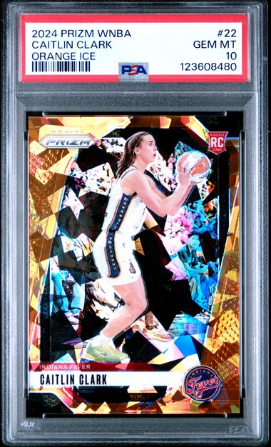 Panini Blue Caitlin Clark front