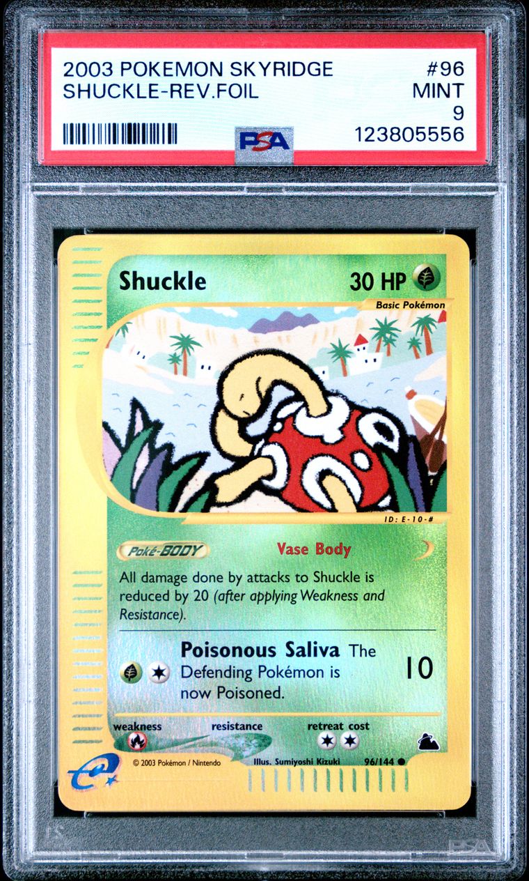 TCG, Shuckle International Master Set Published Set: Shuckle set
