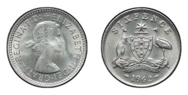 1962(m) 6D KM-58  Ag MS67