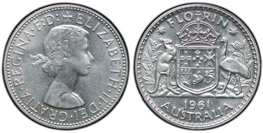 1961(m) Florin PR65