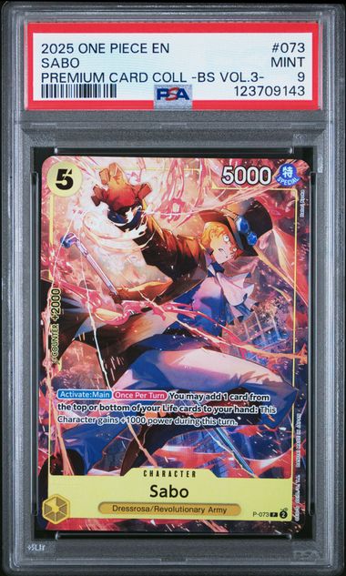 2025 One Piece #073 Sabo front