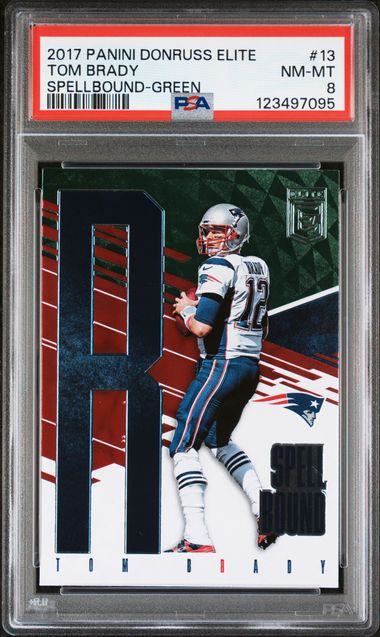 2017 Panini Donruss Green #13 Tom Brady front