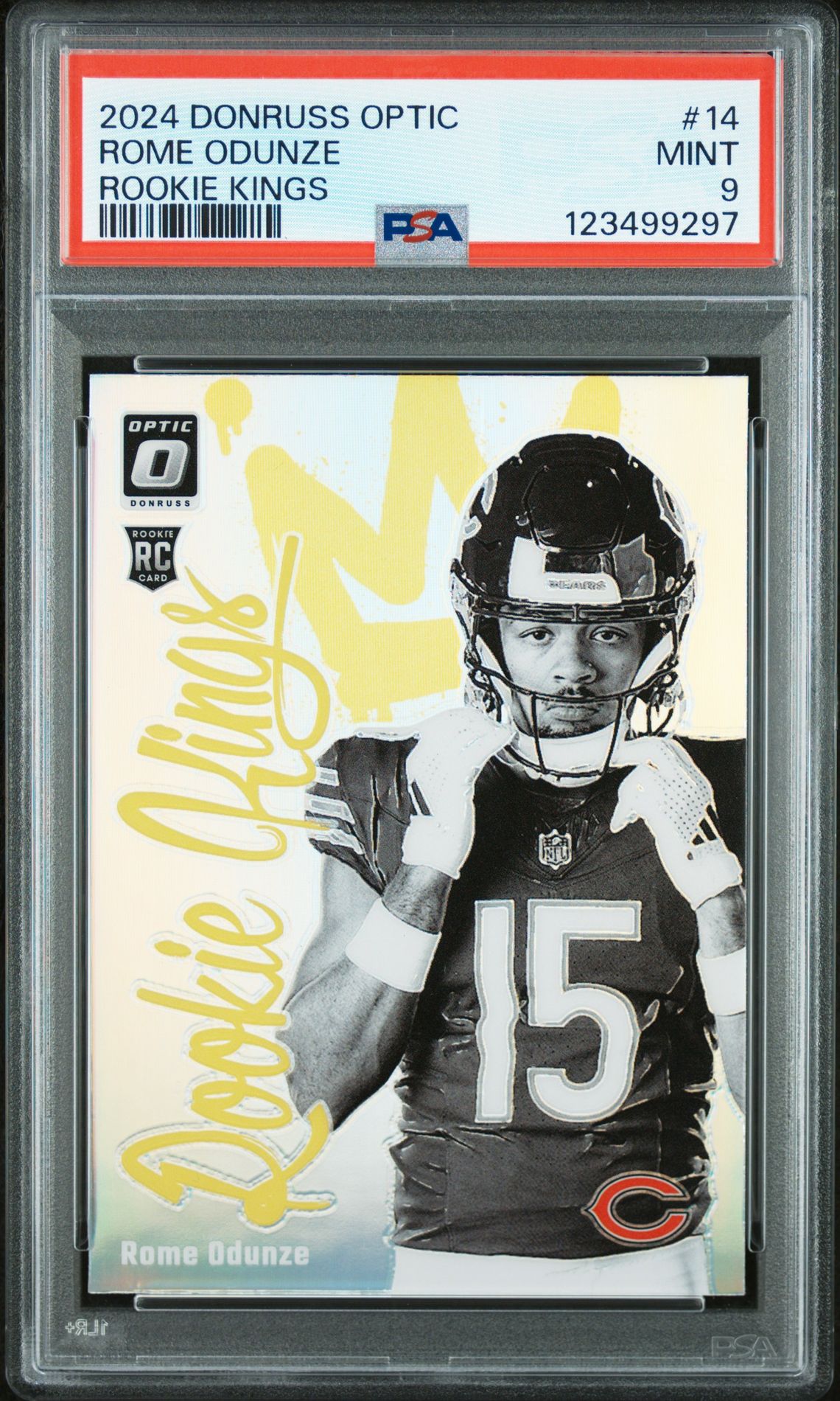 2024 Panini Donruss Optic Rookie Kings Rome Odunze #14 Mint 9 front
