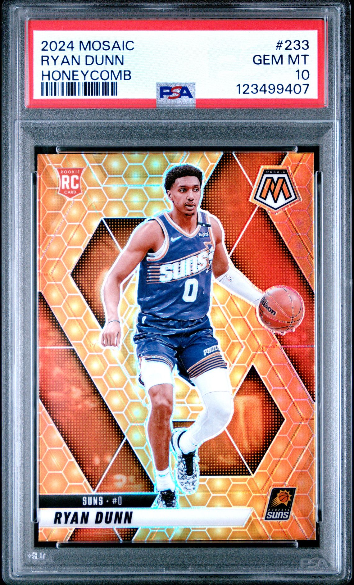 2024 Panini Mosaic Ryan Dunn #233 (Honeycomb) Gem Mt 10 front