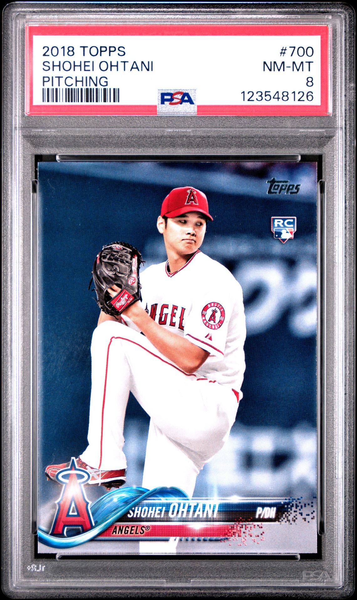 2018 Topps Shohei Ohtani #700 (Pitching) Nm-Mt 8 front
