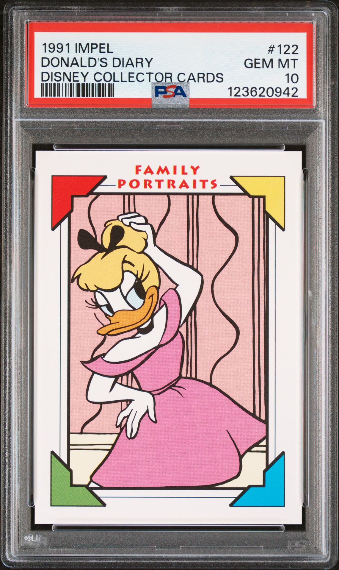 1991 Impel Disney Collector Cards Donald's Diary #122 (Disney Collector Cards) Gem Mt 10 front