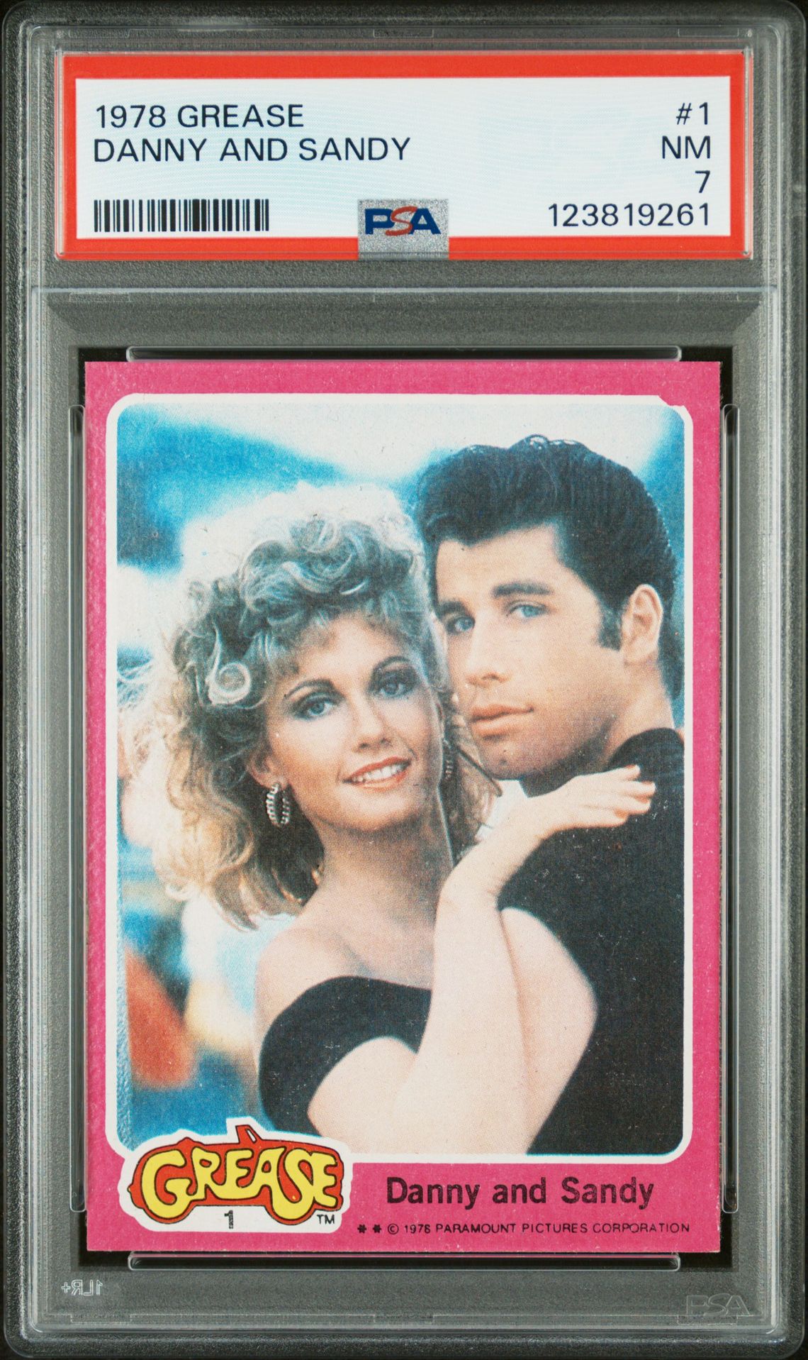 1978 GREASE #1 Danny And Sandy front