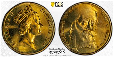 1996-B $1 Parkes MS66