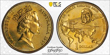 1997-C $1 Kingsford Smith MS66