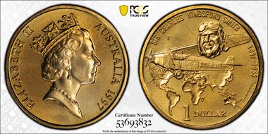 1997-S $1 Kingsford Smith MS67
