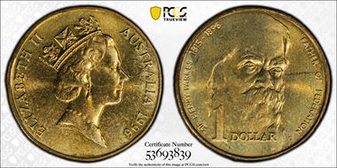 1996-C $1 Parkes MS66