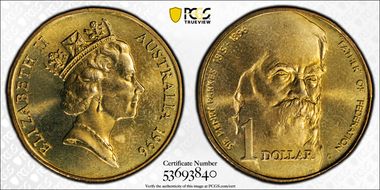 1996-C $1 Parkes MS66