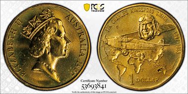 1997-C $1 Kingsford Smith MS67