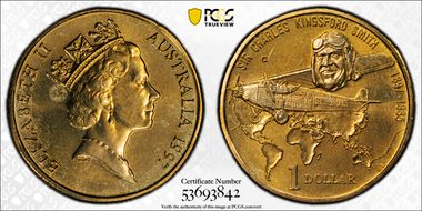1997-C $1 Kingsford Smith MS64