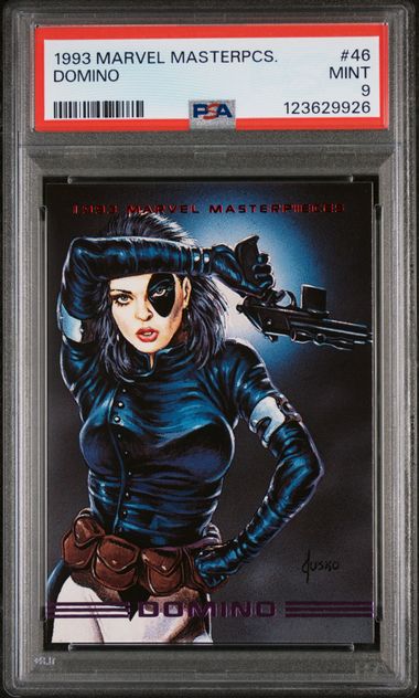 1993 Marvel Marvel Masterpieces #46 Domino front