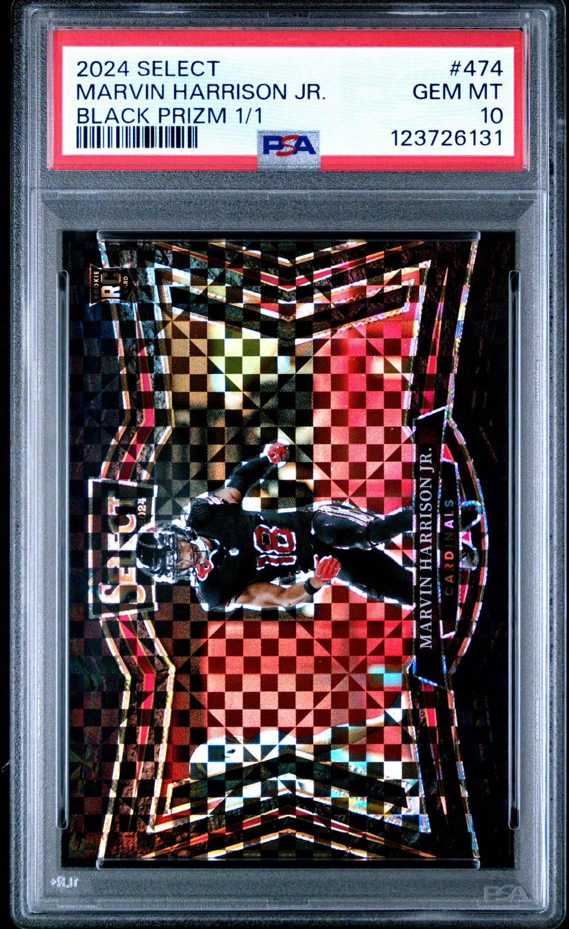 2024 Panini PANINI SELECT Black #474 Marvin Harrison Jr. front