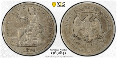 1878-S T$1 Trade N1