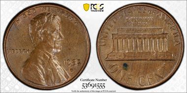 1982-D 1C Bronze MS62BN