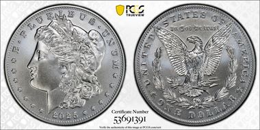 2025 $1 Morgan Dollar MS70
