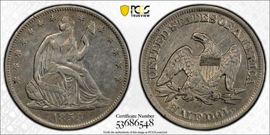 1859-O 50C N1