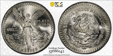 1984-Mo Onza Libertad Ag MS67