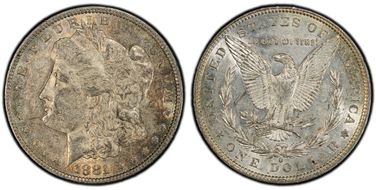 1881-O $1 AU53