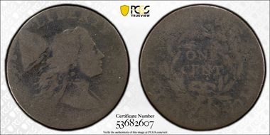 1794 1C S-28, Ornate Head FR2BN